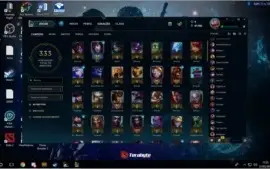 Conta LOLPlatina 2 TODOS os campeões, 79 skins borda diamond