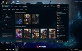 Conta LOLPlatina 2 TODOS os campeões, 79 skins borda diamond