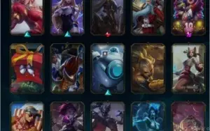 VENDO CONTA 15  SKINS  E QIYANA PRESTIGIO PRA HABILITAR