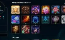 VENDO CONTA 15  SKINS  E QIYANA PRESTIGIO PRA HABILITAR