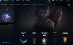 Conta League of legends com 735 skins