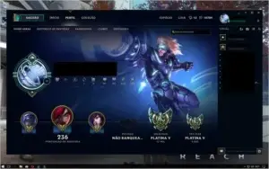 Vendo Conta do LOL Com Borda de Platina