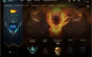 Conta lol platina 2