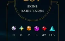 Conta League of Legends com 13K RP