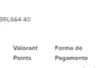Conta Valorant Skins + 3000 Vp