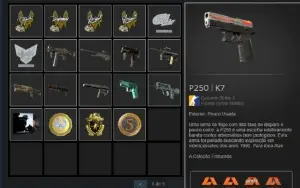 CONTA STEAM COM CS 2!! | SKINS | MODO ESPECIAL | MEDALHAS 