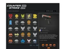 CONTA STEAM COM CS 2!! | SKINS | MODO ESPECIAL | MEDALHAS 