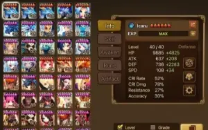 Global Stater Account, Level 50 | 70 6* Monster | 2500 Cryst
