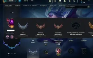 Bronze 4 com 130 Champs e 113 Skins ( Mais de 15 Jogos )
