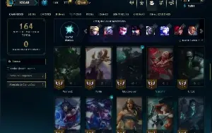 Unranked com 55 Champs e 13 Skins