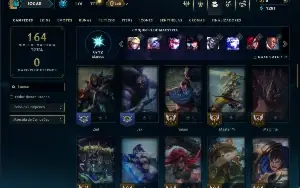 Unranked com 55 Champs e 13 Skins