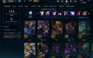 Unranked com 55 Champs e 13 Skins