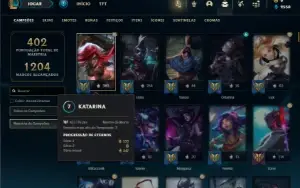 Platina 3 com TODOS os champs e 247 Skins ( MAIN MID )