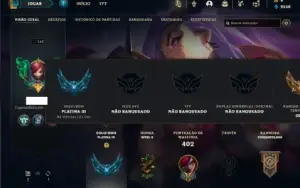 Platina 3 com TODOS os champs e 247 Skins ( MAIN MID )