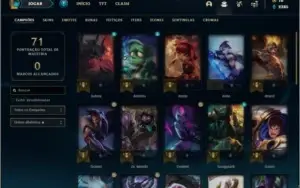 Conta diamante 1 mais barata do site com 33 champs e 11 skin