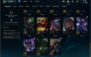 Conta diamante 1 mais barata do site com 33 champs e 11 skin