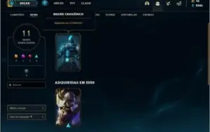 Conta diamante 1 mais barata do site com 33 champs e 11 skin
