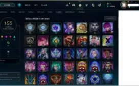 CONTA DE LEAGUE OF LEGEND (LVL 307) BARATA PARA VENDER LOGO