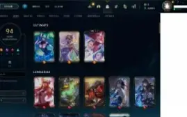 CONTA DE LEAGUE OF LEGEND (LVL 307) BARATA PARA VENDER LOGO