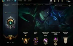 Conta de LoL com Vayne ladra de almas e muito mais