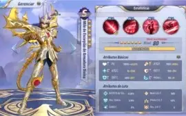 Conta lvl 55 serv A-130 Saint Seiya Awakening
