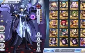 Conta lvl 55 serv A-130 Saint Seiya Awakening