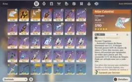 CONTA GENSHIN IMPACT AR 55 - 8 PERSONAGENS 5* QUASE TODOS T4