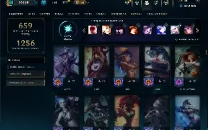 Unranked com TODOS os champs e 169 Skins ( ADC / SUP )
