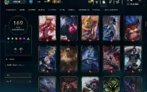 Unranked com TODOS os champs e 169 Skins ( ADC / SUP )