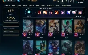 Unranked com TODOS os champs e 169 Skins ( ADC / SUP )