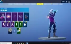 CONTA DE FORTNITE COM PACOTE GALAXY