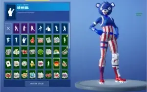 CONTA DE FORTNITE COM PACOTE GALAXY