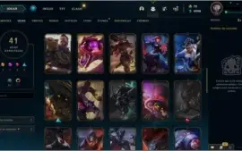 CONTA BRONZE 1 COM VARIAS SKIN E ÍCONES RAROS