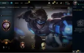 CONTA BRONZE 1 COM VARIAS SKIN E ÍCONES RAROS