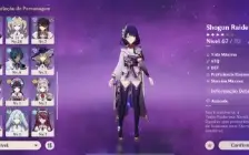 Ar36. Raiden + bis, Alhaitham, Kazuha, Ganyu, tighnari, jean