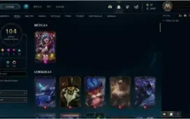 CONTA LOL Diamante 1 +125 campeÃµes +100 skins MMR Bom