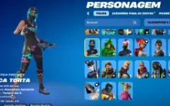 Conta Fortnite: Ikonik, Glow, Viuva Negra, Guerreira Global