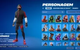 Conta Fortnite: Ikonik, Glow, Viuva Negra, Guerreira Global