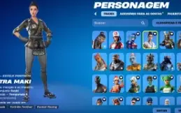 Conta Fortnite: Ikonik, Glow, Viuva Negra, Guerreira Global