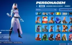 Conta Fortnite: Ikonik, Glow, Viuva Negra, Guerreira Global