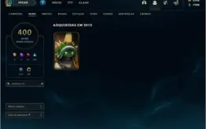 CONTA SEASON 1 - SKINS RARAS - TOP D+
