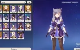 AR 37 - Keqing + Kazuha + Yoimyia + Cortadora da Neblina