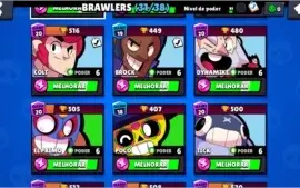 Conta Rara Brawl Stars 15k troféus