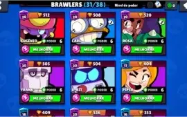 Conta Rara Brawl Stars 15k troféus