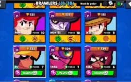 Conta Rara Brawl Stars 15k troféus