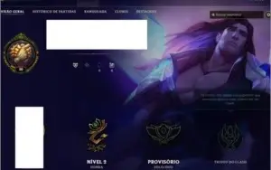 Conta de league of legends- 28 campeões 2 skins unranked