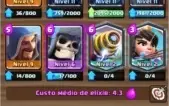 Clash Royale Arena Lendária-LVL11-200K GOLD-17 Lendárias