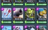 Clash Royale Arena Lendária-LVL11-200K GOLD-17 Lendárias