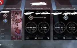 Conta Apex Legends C/Herança C/PREDADOR C/8758 KILLS