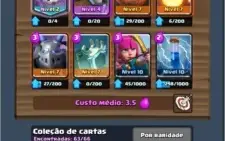Conta nível 10 na arena lendaria 1300 gemas e 9 lendárias
